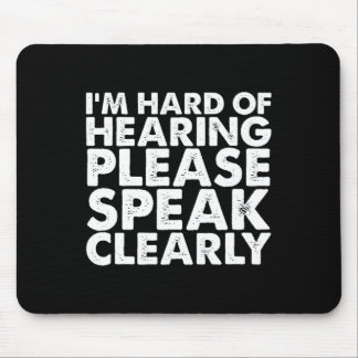Of Hearing Deaf Hearing Impaired Asl Sign Language Mouse Mat