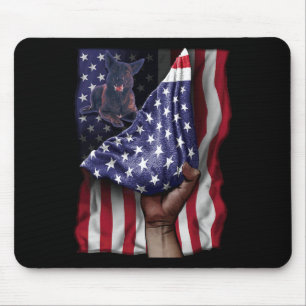 Of Independence Us Flag Dutch Shepherd Mouse Mat
