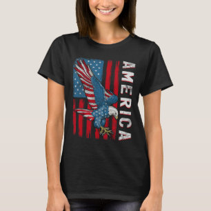 Of July American Flag Eagle Independence Day T-Shirt