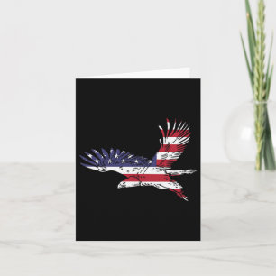 Of July Bald Eagle Us Flag Pocket America Men Wome Card