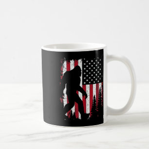 Of July Bigfoot Sasquatch American Flag Patriotic Coffee Mug