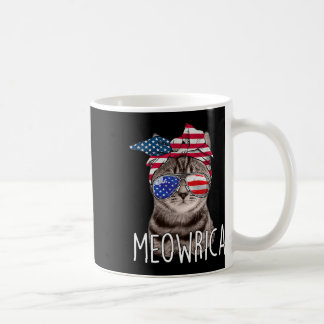 Of July Day Of Independence Meowrica meowrica Cat Coffee Mug