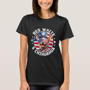 Of July Dog Funny Patriotic Red1 T-Shirt