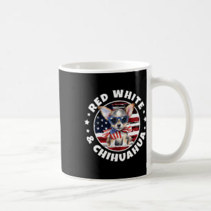 Of July Dog Funny Patriotic Red Coffee Mug