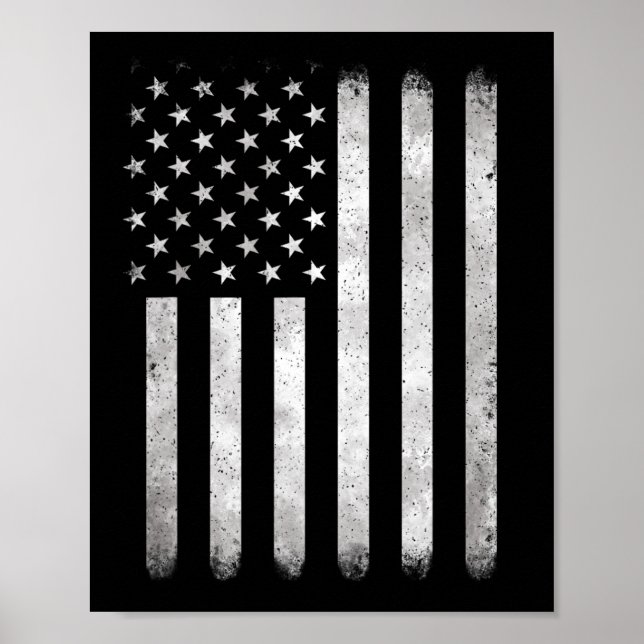 Of July Patriotic Fourth Of July Us American Flag  Poster (Front)
