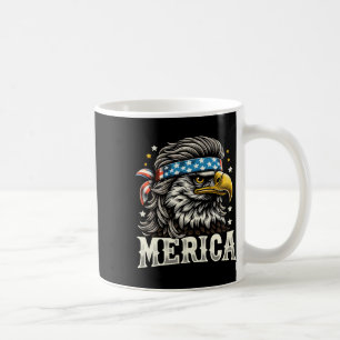 Of July Patriotic Funny Eagle July 4th Usa Merica  Coffee Mug