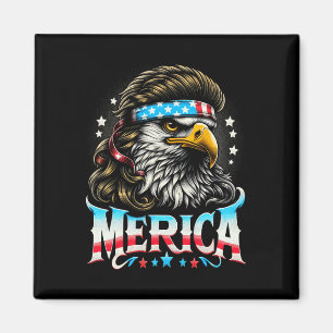 Of July Patriotic Funny Eagle July 4th Usa Merica Magnet
