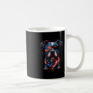 Of July Patriotic Staffordshire Bull Terrier Dog U Coffee Mug