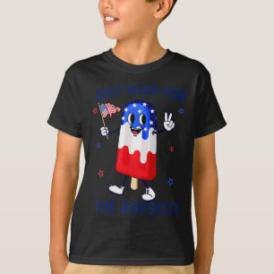 Of July Popsicle Usa American Flag Patriotic Boys T-Shirt