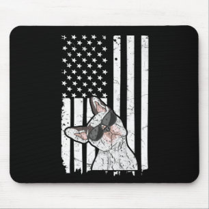 Of July Quote For A Patriotic Frenchie Owner Mouse Mat