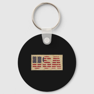 Of July Shirt Usa Flag United States Independence  Key Ring