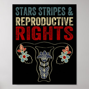 Of July Stars Stripes And Reproductive Rights Femi Poster
