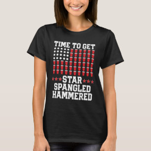 Of July T Shirt Gift Beer Pong American Flag Drink
