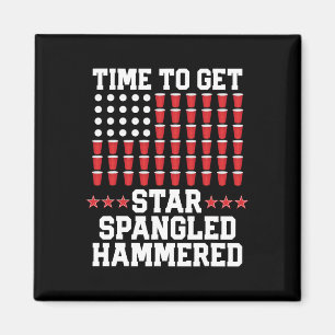 Of July T Shirt Gift Beer Pong American Flag Drink Magnet