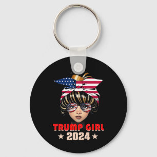 Of July Trump 45 47 Trump Girl 2024 Key Ring