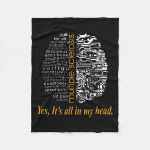 Of Multiple Sclerosis Doubters Fleece Blanket
