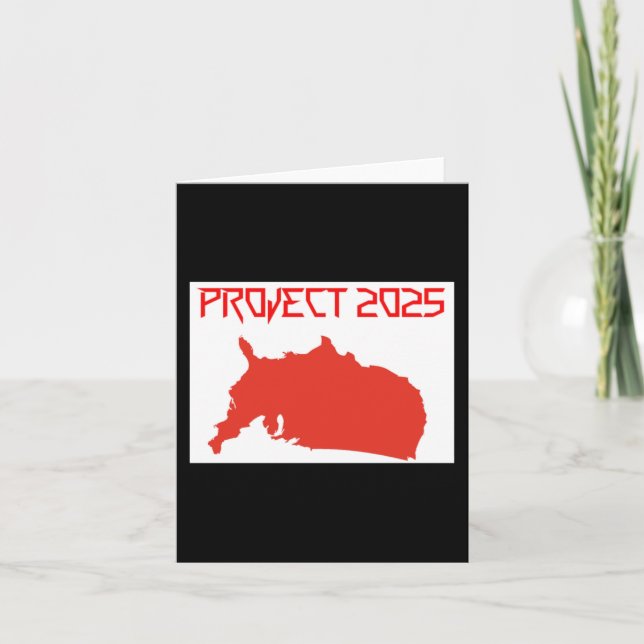 Of Project 2025  Card (Front)