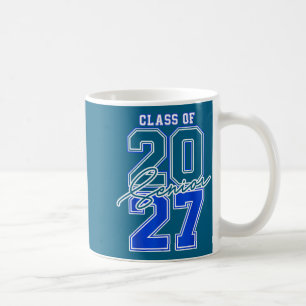 Of Shirt Class 2027 Senior 2027 Graduation Coffee Mug