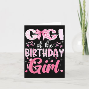 Of Shirt Gigi Birthday Pink Coquette Bow Card