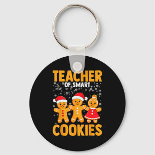 Of Smart Cookies Gingerbread Christmas Teacher Cut Key Ring