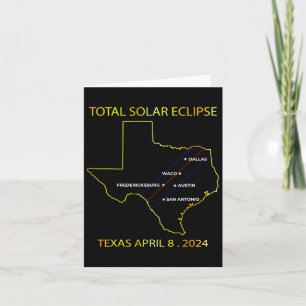 Of Solar Eclipse 2024 Interactive Map Texas Eclips Card