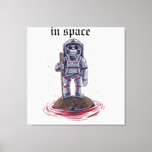 Of space canvas print (Front)