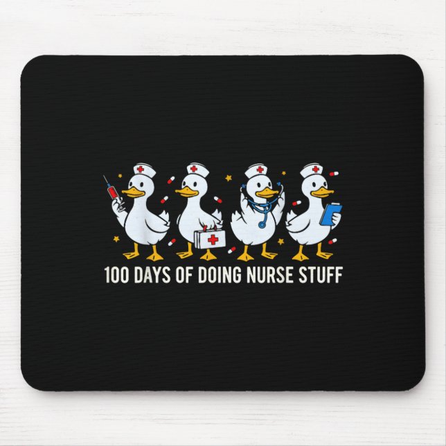 Of Stuff 100 Days Doing Nurse 100th Mouse Mat (Front)