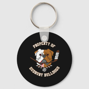 Of Sudbury Bulldog Key Ring