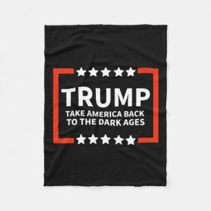 Of Take America Back Chiffon Top  Fleece Blanket