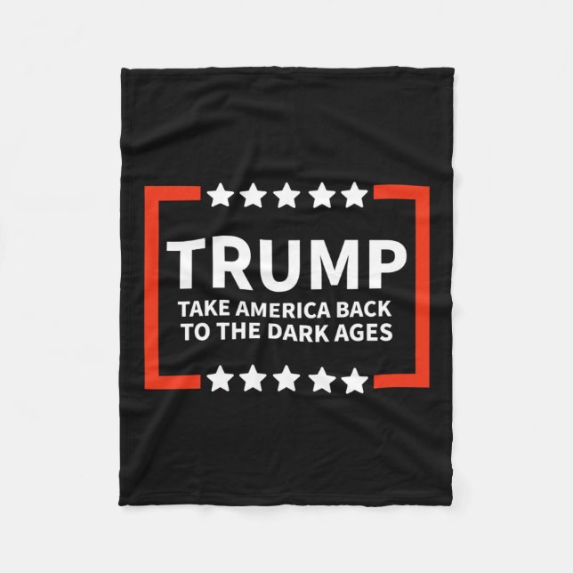 Of Take America Back Chiffon Top  Fleece Blanket (Front)