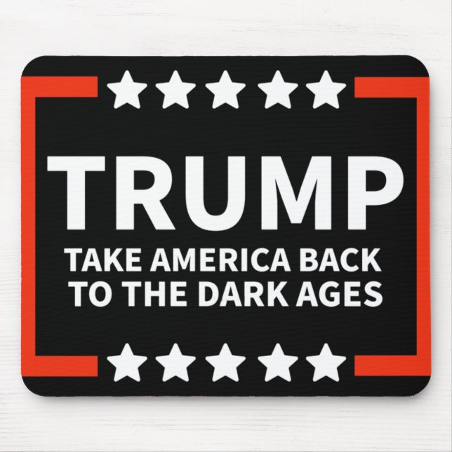 Of Take America Back Chiffon Top  Mouse Mat (Front)