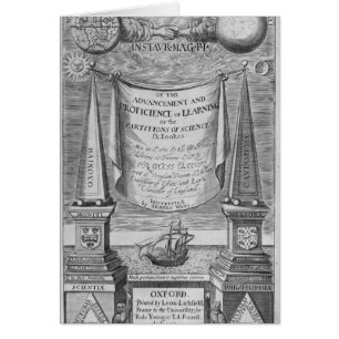 'Of the advancement and proficience of learning'