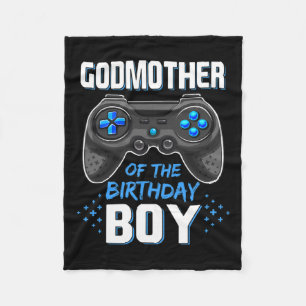 Of The Birthday Boy Matching Family Video Game Fleece Blanket