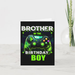 Of The Birthday Boy Matching Family Video Game Par Card