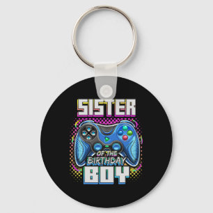 Of The Birthday Boy Matching Family Video Game Par Key Ring