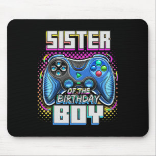 Of The Birthday Boy Matching Family Video Game Par Mouse Mat