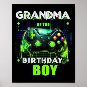 Of The Birthday Boy Matching Family Video Game Par Poster