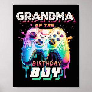 Of The Birthday Boy Matching Family Video Game Par Poster