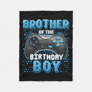 Of The Birthday Boy Matching Video Game Birthday 1 Fleece Blanket