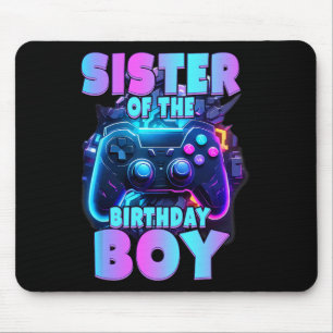 Of The Birthday Boy Matching Video Game Birthday 1 Mouse Mat
