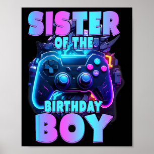 Of The Birthday Boy Matching Video Game Birthday 1 Poster