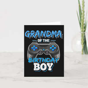 Of The Birthday Boy Matching Video Game Birthday 3 Card