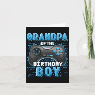 Of The Birthday Boy Matching Video Game Birthday 3 Card