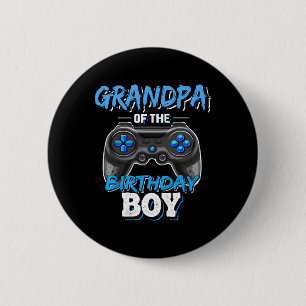 Of The Birthday Boy Matching Video Game Birthday 4 6 Cm Round Badge