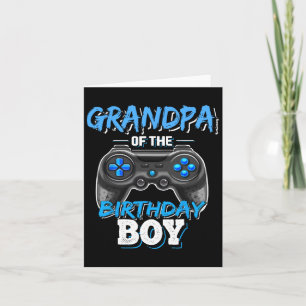 Of The Birthday Boy Matching Video Game Birthday 4 Card