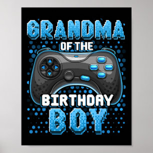 Of The Birthday Boy Matching Video Game Birthday 5 Poster