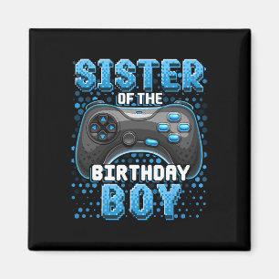 Of The Birthday Boy Matching Video Game Birthday 6 Magnet