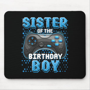 Of The Birthday Boy Matching Video Game Birthday 6 Mouse Mat