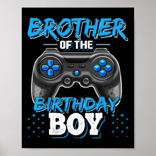Of The Birthday Boy Matching Video Game Birthday 7 Poster
