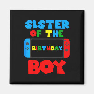 Of The Birthday Boy Matching Video Game Birthday 8 Magnet